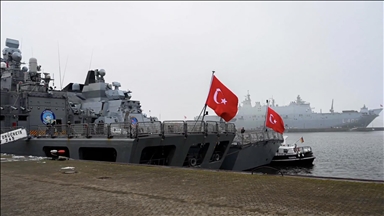 MSB, Anadolu Türk Deniz Görev Kuvveti'nin Almanya'daki liman ziyaretine ilişkin görüntüleri paylaştı