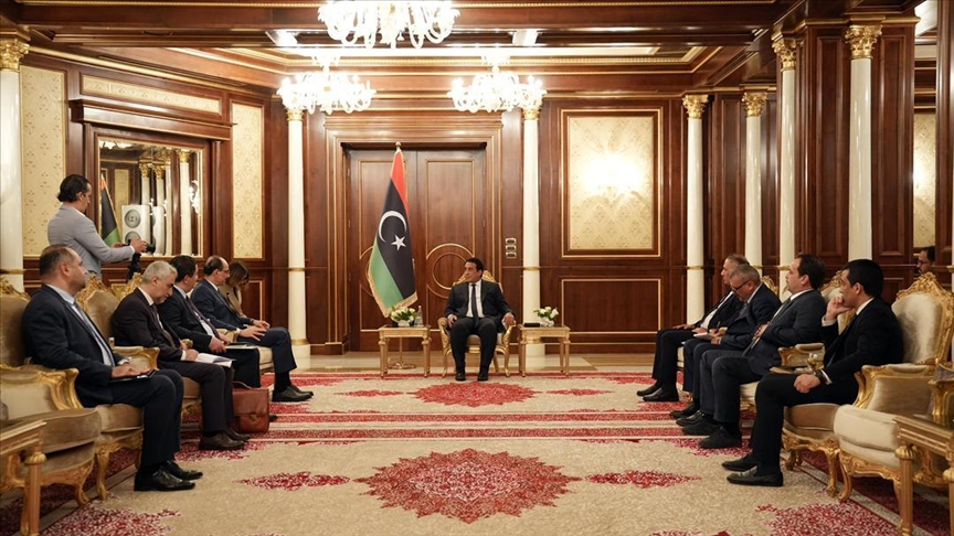 MİT Başkanı Kalın, Trablus'ta Libya Başkanlık Konseyi Başkanı Menfi ile görüştü