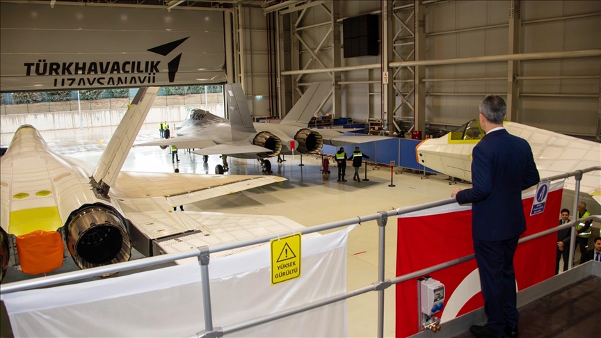 Türkiye reveals new prototypes of homegrown combat aircraft KAAN