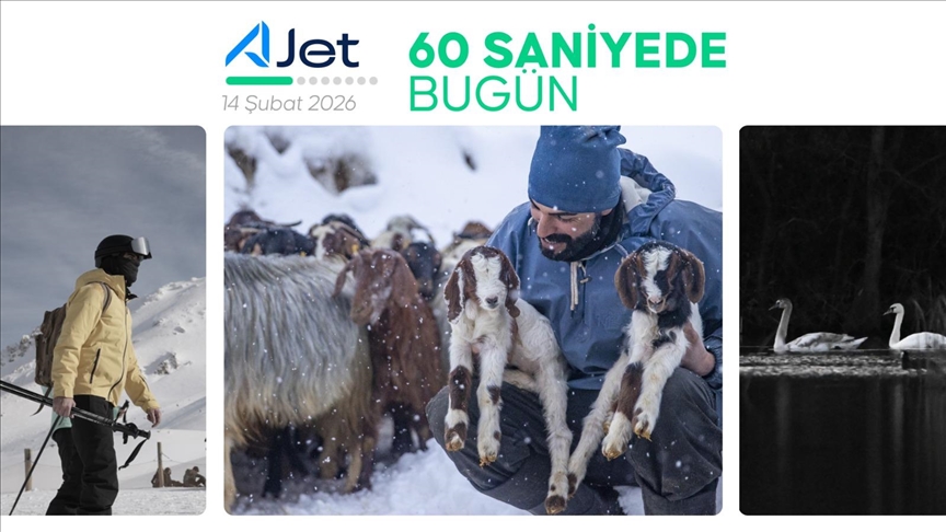 60 saniyede bugün (14 Şubat 2026)