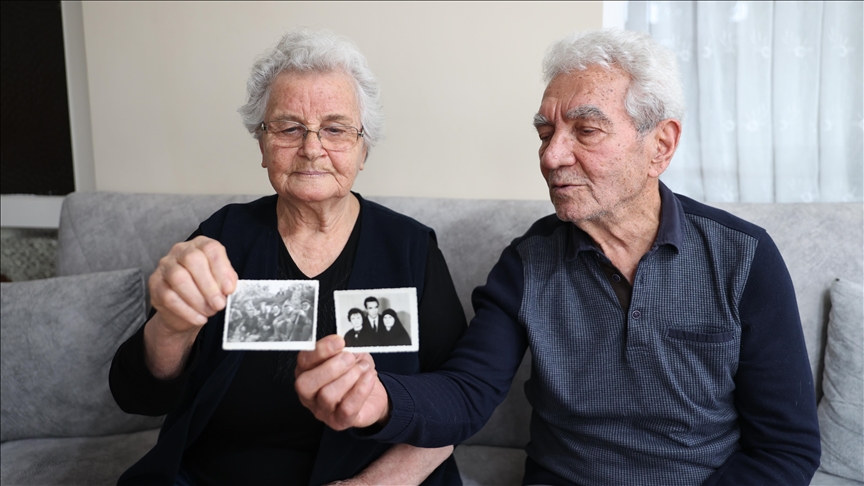 Edirne'de "koca çınarlar" 60 yıllık evliliğin sırrını paylaştı