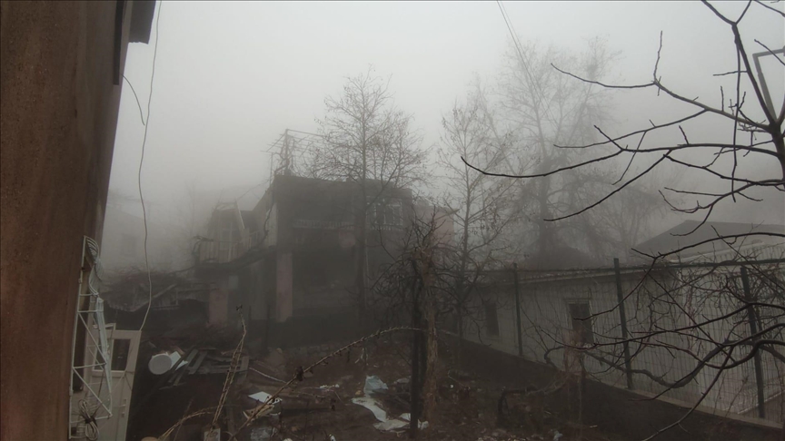 Li Şirnexê baran barî û mij çêbû