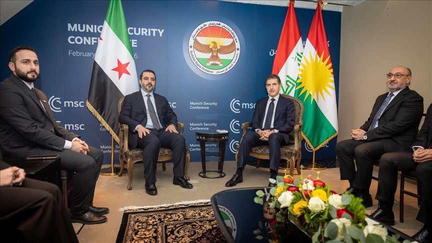 الشيباني ونيجرفان بارزاني يبحثان ملفي الإعمار والاقتصاد في سوريا