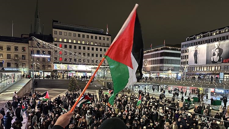 В Швеции прошла акция протеста против решения Израиля об аннексии Западного берега