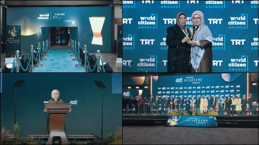 Emine Erdoğan'dan TRT World Citizen Awards'a ilişkin paylaşım