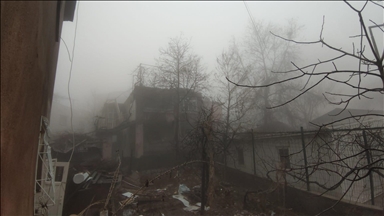 Li Şirnexê baran barî û mij çêbû