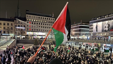 В Швеции прошла акция протеста против решения Израиля об аннексии Западного берега