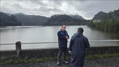 Muğla'da doluluğu yüzde 110'a ulaşan Marmaris Atatürk Barajı'ndan su tahliyesi yapıldı