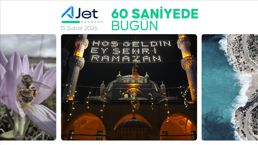 60 saniyede bugün (15 Şubat 2026)