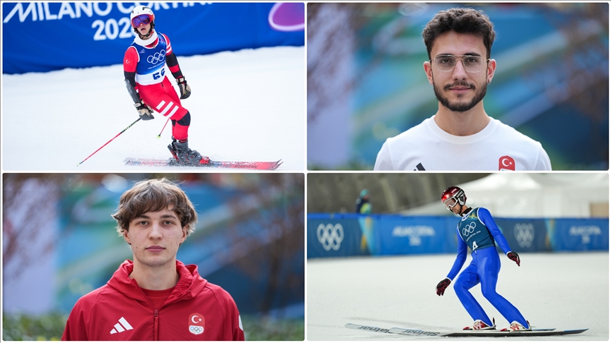 Milli sporcular, alp disiplini, kısa kulvar sürat pateni ve kayakla atlamada mücadele edecek