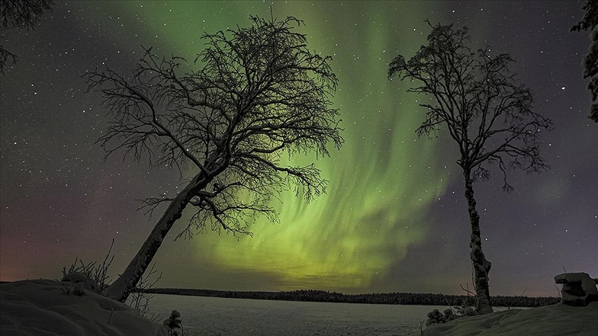 İsveç'te kuzey ışıkları görüldü