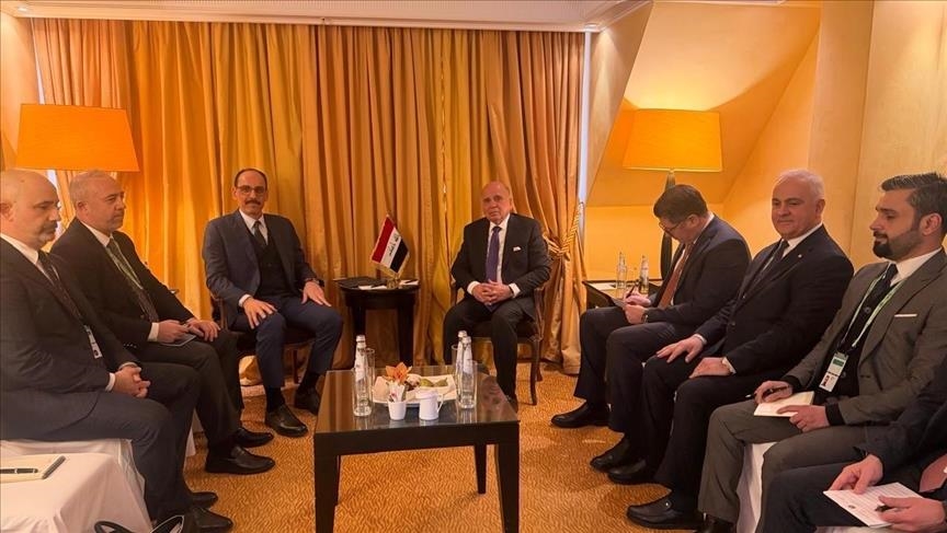 Wezîrê Karên Derva yê Iraqê Huseyîn li Munîhê bi Serokê MÎTê Kalin ra hat cem hev