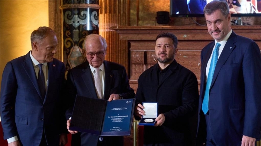 Президенту Украины вручили премию имени Эвальда фон Клейста на конференции в Мюнхене