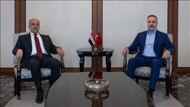 دیدار هاکان فیدان با ثابت العباسی در آنکارا