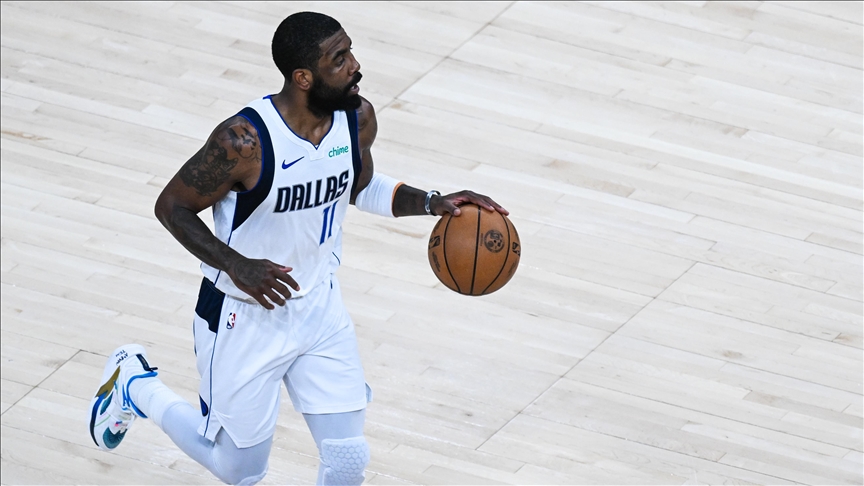 NBA star Kyrie Irving wears 'PRESS' shirt at All-Star Game 2026 to honor journalists killed in Gaza