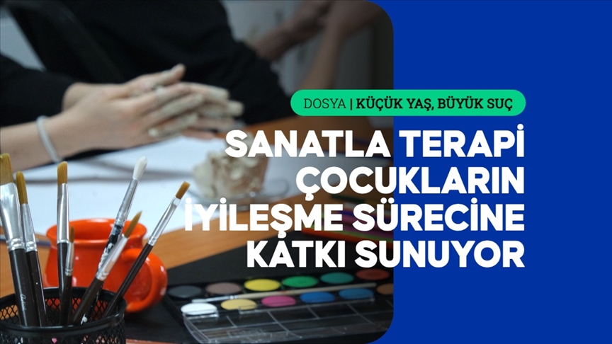 Bağımlılık nedeniyle suça karışan çocuklar sanatla topluma kazandırılıyor