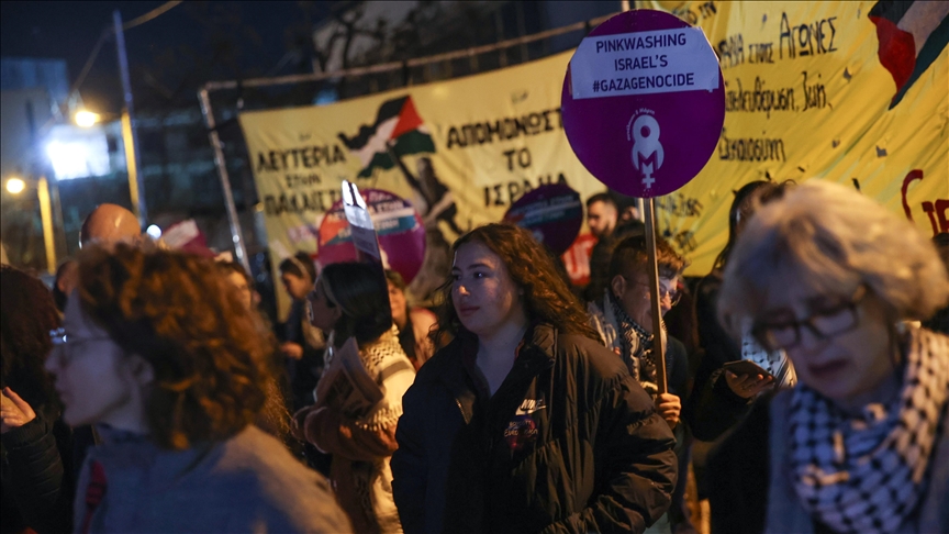 أثينا.. احتجاجات على مشاركة إسرائيل في مسابقة "يوروفيجن"