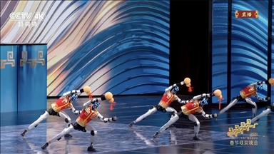 Çin'de insansı robotlar, Bahar Bayramı galasında kungfu gösterisi yaptı