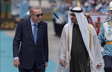 Turkish, UAE presidents discuss expanding, strengthening ties in phone call