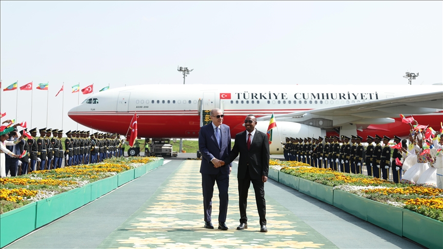 В Аддис-Абебе состоялась церемония официальной встречи президента Эрдогана