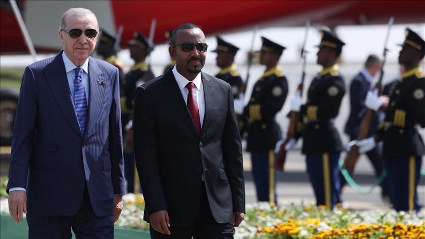 الرئيس التركي يصل إثيوبيا في زيارة رسمية