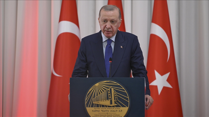 Cumhurbaşkanı Erdoğan: 200'ü aşkın firmamızın 20 bin Etiyopyalının istihdamına destek olması kıvanç vesilesidir