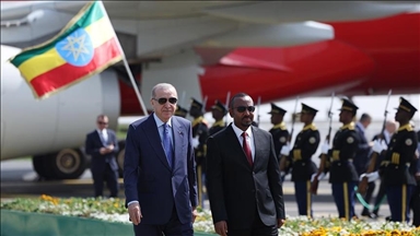 Serokomar Erdogan li Addis Ababayê bi merasima fermî hat pêşwazîkirin