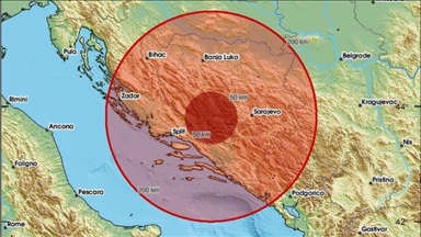Zemljotres jačine 4,4 stepena osjetio se u više gradova BiH, epicenar kod Livna