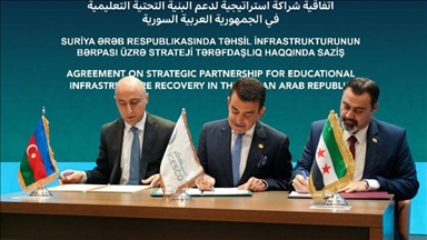 اتفاقية مع أذربيجان و"إيسيسكو" لتأهيل 100 مدرسة متضررة في سوريا