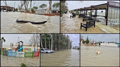 Köyceğiz'de lodos ve göl seviyesinin yükselmesi yaşamı olumsuz etkiliyor