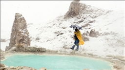 Ağrı'nın zorlu kış yaşamı ve doğal güzellikleri fotoğrafçıların rotasında