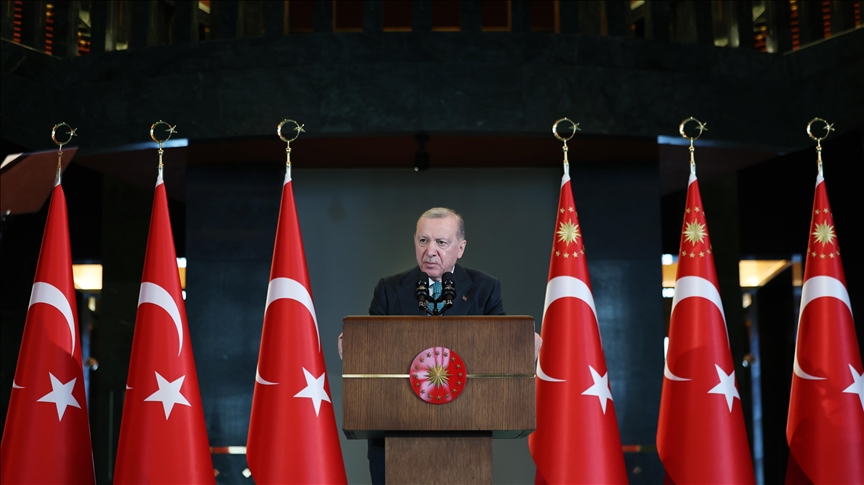 Türkiye taking bold responsibility with terror-free process: President Erdogan