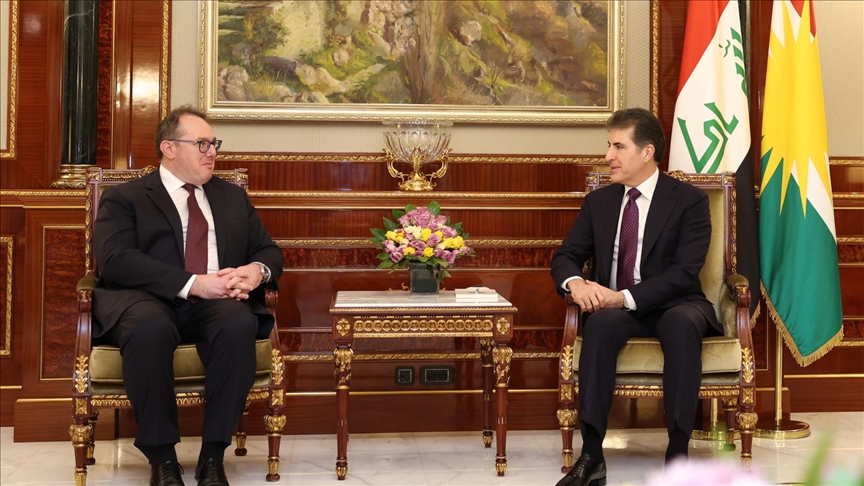 نێچیرڤان بارزانی و ھەڵسوڕێنەری باڵیۆزخانەی ئەمریکا دۆخی ناوچەکەیان تاوتوێ کرد