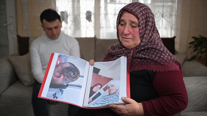 Staj yaptığı iş yerinde kafasından yaralanan genç yapay kemik ameliyatı için destek bekliyor