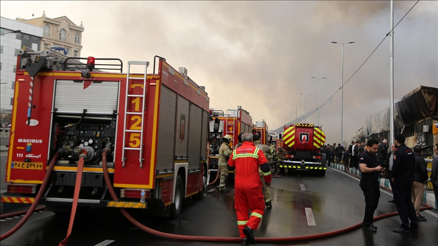 Fire breaks out near Iranian capital