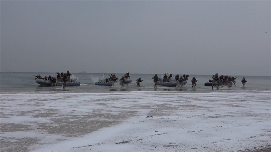 Steadfast Dart-26 Tatbikatı'nda Türk ve İspanyol unsurlarınca tam kapsamlı amfibi gösterisi yapıldı