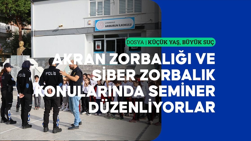 Çanakkale polisi çocukların suça sürüklenmemesi için öğretmenlerle işbirliği içinde