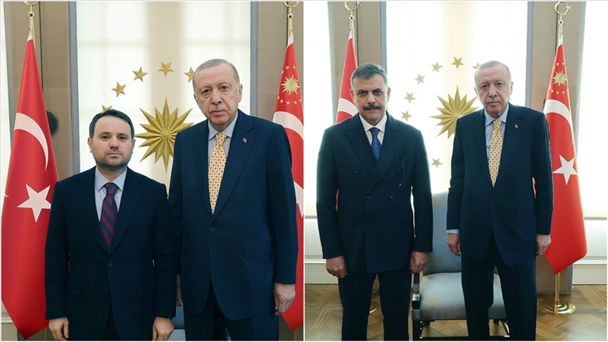 Cumhurbaşkanı Erdoğan, Adalet Bakanı Gürlek ve İçişleri Bakanı Çiftçi'yi kabul etti