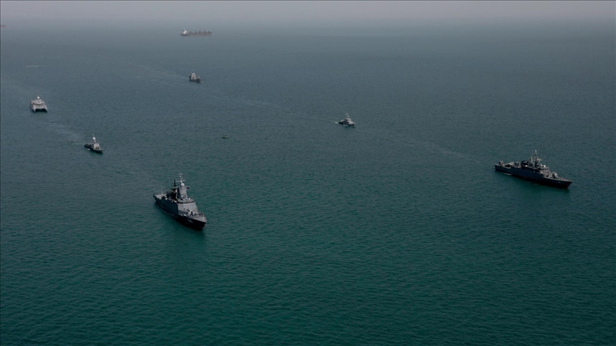مناورات روسية إيرانية في بحر عُمان والمحيط الهندي