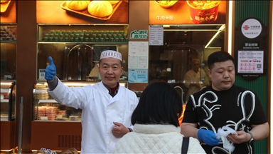 Çin'de ramazanın ilk iftarı yapıldı