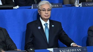 Kazakistan Cumhurbaşkanı Tokayev, Gazze Barış Kurulu'nun ilk toplantısında konuştu