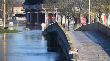 Tunca'nın debisi düşüşe geçti, Meriç'te yükseliş sürüyor