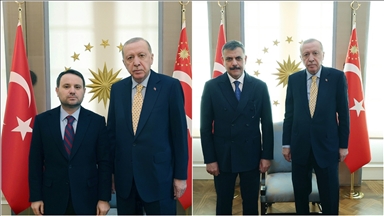 Cumhurbaşkanı Erdoğan, Adalet Bakanı Gürlek ve İçişleri Bakanı Çiftçi'yi kabul etti