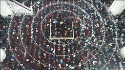 Restorasyonu tamamlanan Selimiye Camisi'nde teravih yoğunluğu