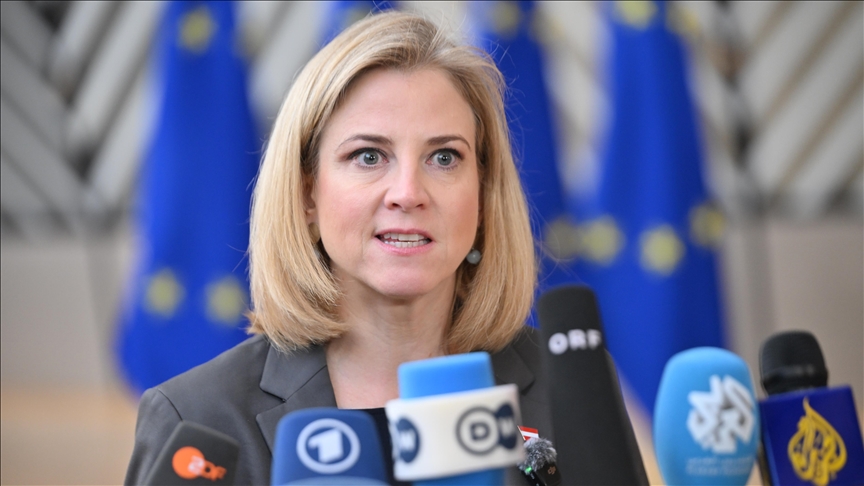 Austrian foreign minister visits Ukraine’s capital Kyiv