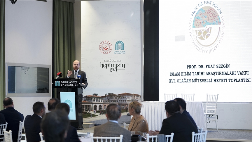 Fuat Sezgin İslam Bilim Tarihi Araştırmaları Vakfı 16. Olağan Mütevelli Heyeti Toplantısı yapıldı