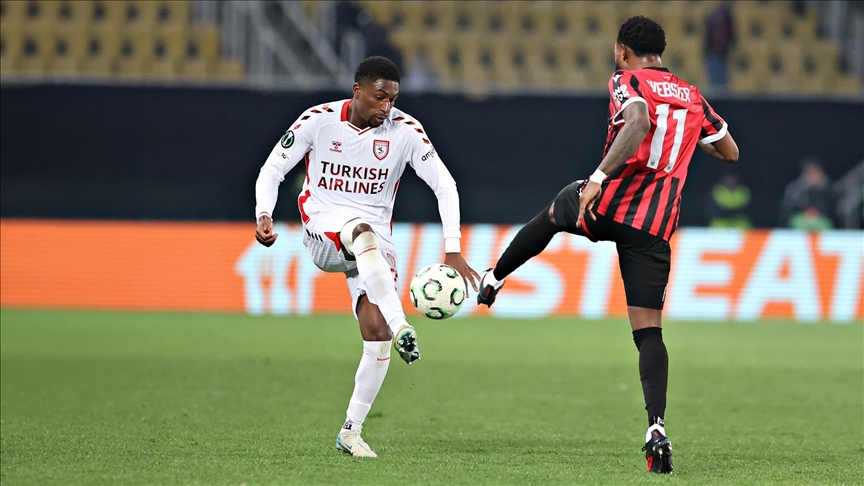 Samsunspor, deplasmanda Kuzey Makedonya'nın Shkendija takımını mağlup etti