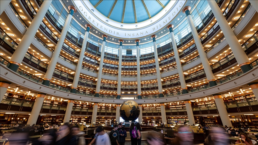 Cumhurbaşkanlığı Millet Kütüphanesi 6 yılda yaklaşık 9 milyon ziyaretçi ağırladı