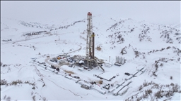 Kar kalınlığının 2,5 metreyi bulduğu Gabar'da petrol üretimi hız kesmeden sürüyor