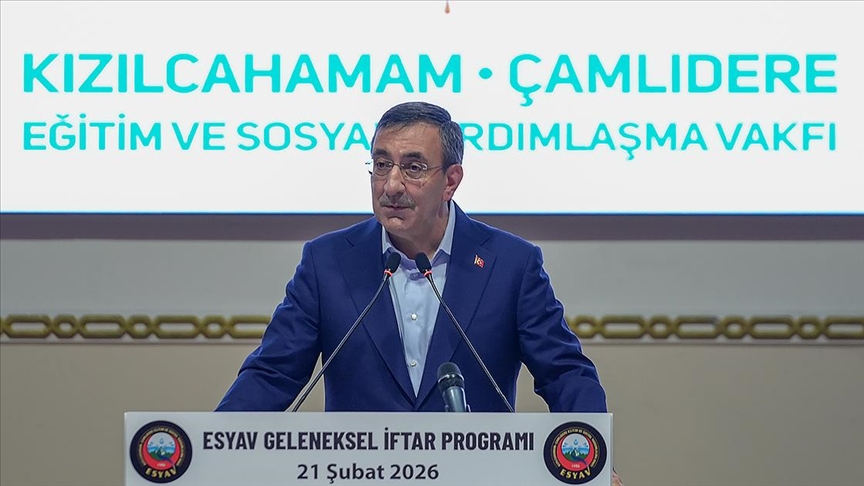 Cumhurbaşkanı Yardımcısı Yılmaz: Devletin de milletin de aynı yöne baktığı bir anlayış içinde hareket ediyoruz